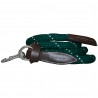 Longe corde Canter fibbie bianche - Verde foresta