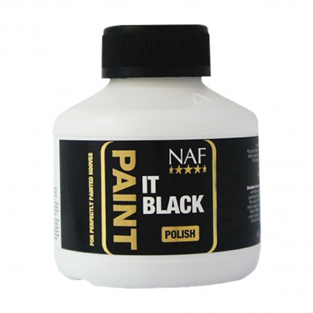 Smalto per zoccoli Paint it black NAF