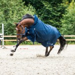 Coperta antipioggia Horze Avalanche Pro foderata in pile