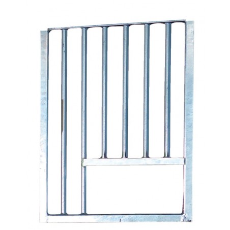 Finestra fissa con inferriata e sportello per il passaggio del cibo La Gée