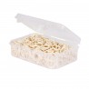 Scatola da 500 elastici per criniera - Bianco
