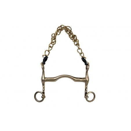 Mors da briglia Metalab cyprium con aste corte