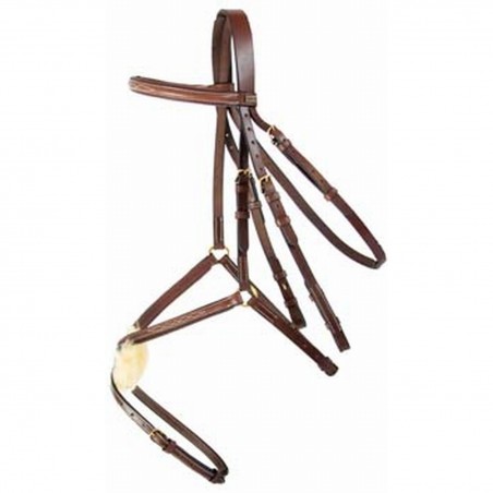 Briglia Degas T de T capezzina incrociata