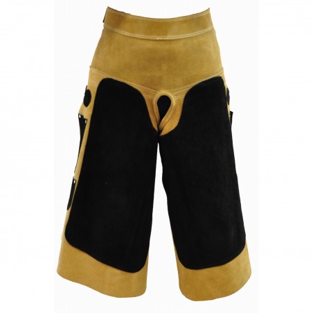 Grembiule da maniscalco T de T in cuoio con 5 tasche