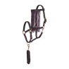 Capestro e lunghina anti-mosche in nylon Imperial Riding - Multi-bordeaux