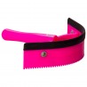 Coltello termico curvo in PVC con gomma Imperial Riding - Rosa neon