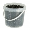 1800 elastici in silicone per trecce Horze Premium - Nero