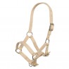 Capestro per puledro in nylon con capezzina e frontalino regolabili Imperial Riding - Beige Sabbioso