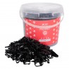 Elastici per criniera in silicone Imperial Riding Profi-Box 400gr - Nero