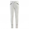 Pantaloni da equitazione HV Polo James Boys FullGrip - Bianco