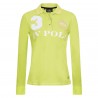 Polo Favouritas EQ a maniche lunghe HV Polo - Lime
