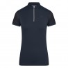Top con mezza zip Euro-Star Valentina - Blu navy