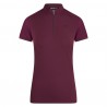 Top con mezza zip Euro-Star Valentina - Bacca scura