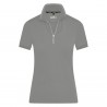 Polo con mezza zip Euro-Star Gina - Castoro grigio