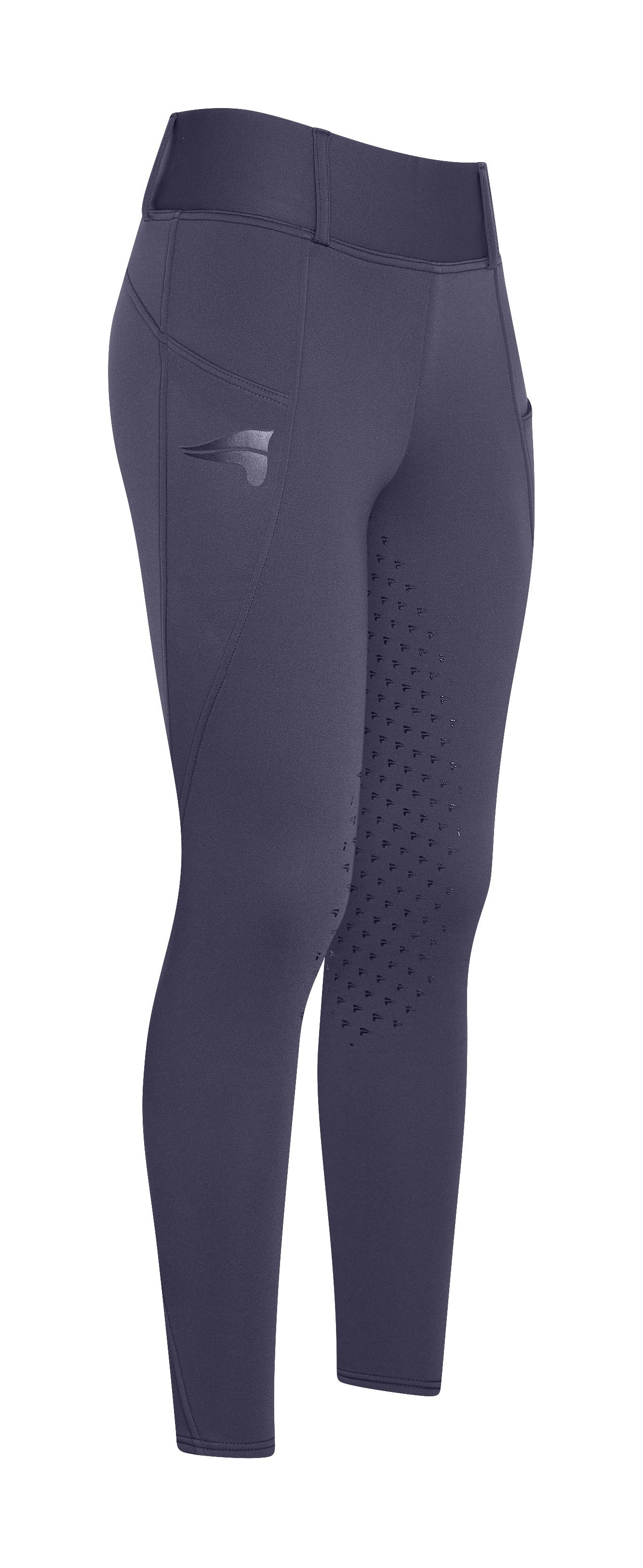 Leggings da equitazione Easy Rider Don FullGrip Blu navy