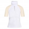 Polo da concorso Euro-Star Flying Flirty - Bianco / nudo