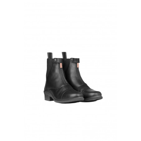 Stivali in pelle rosa con cerniera frontale Horze