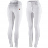 Pantaloni da equitazione a vita alta Tara con grip in silicone a fondo intero da donna Horze - Grigio scuro