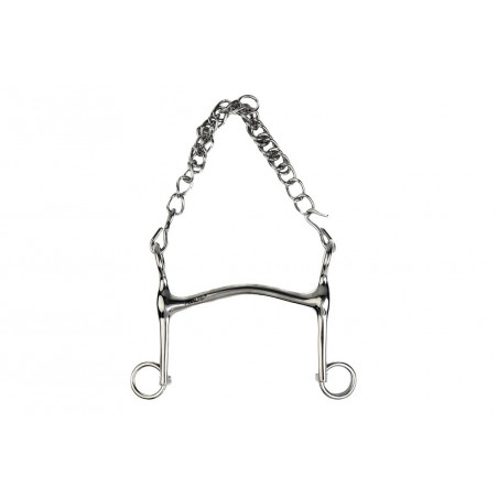 Morso da briglia Metalab con imboccatura cava