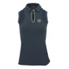 Polo Equithème Sarah senza maniche - Blu navy