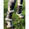Stinchiere da dressage posteriori T de T - Nero / tabacco