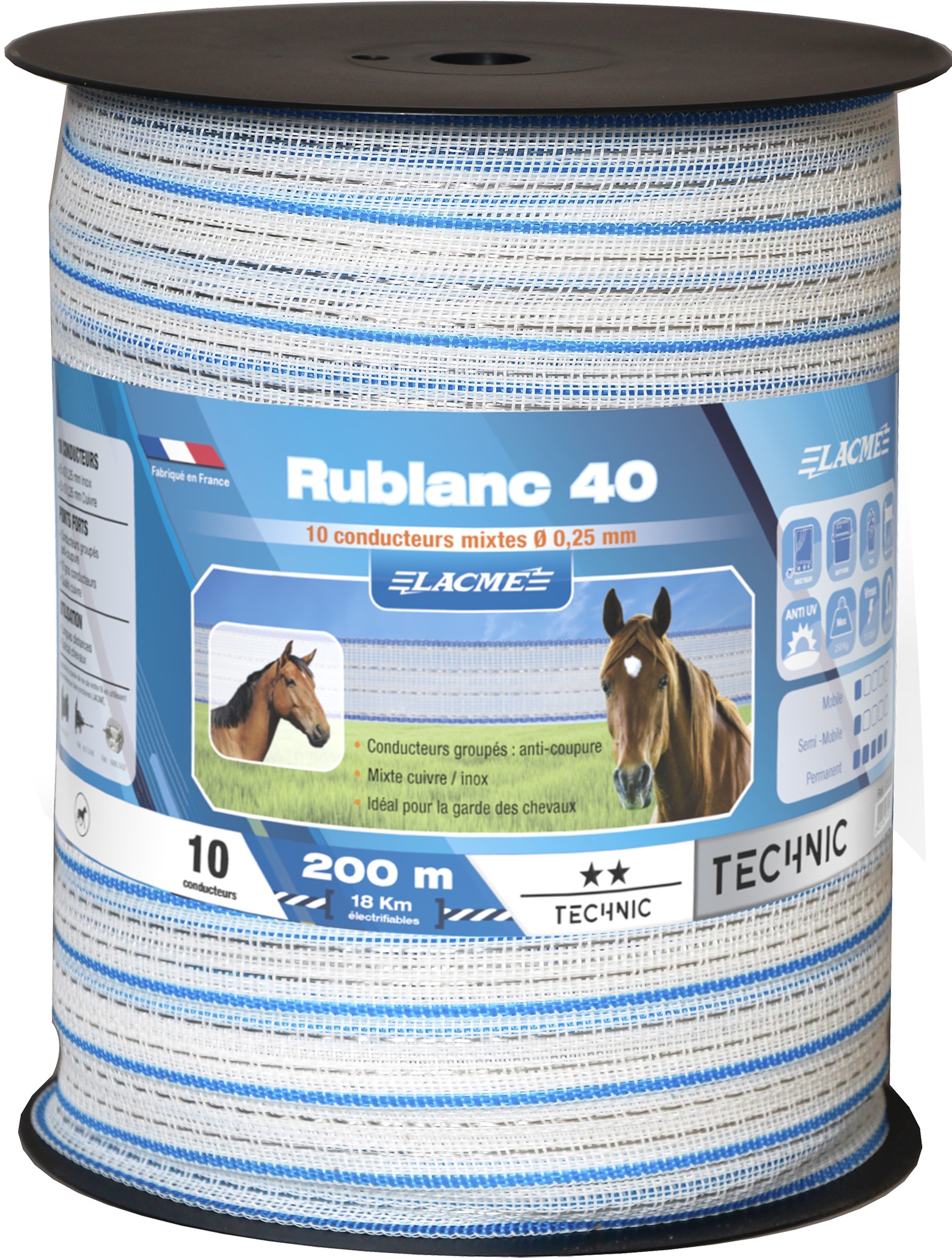 Ruban Rublanc 40 Lacmé 200 m