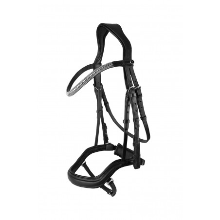 Briglia anatomica Horze Highbury frontalino con strass