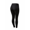 Leggings invernali da donna Horze Active con fondo in silicone - Nero