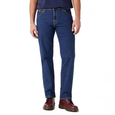Jean uomo Wrangler Texas stretch scuro