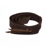 Lunga cinghia da annodare in nylon per sella western Lakota - Marrone