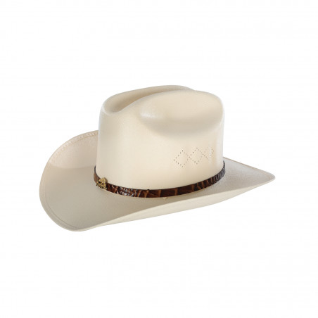 Cappello western in paglia rigida per bambino