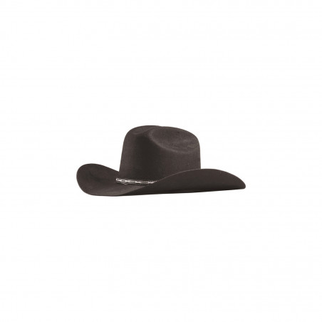 Cappello western in feltro di lusso marrone Lakota