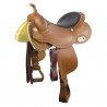 Sella western barrel racing Pool's 5010 - Cognac