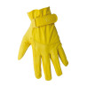 Guanti da equitazione in pelle con chiusura in velcro Umbria Equitazione 174 - Giallo