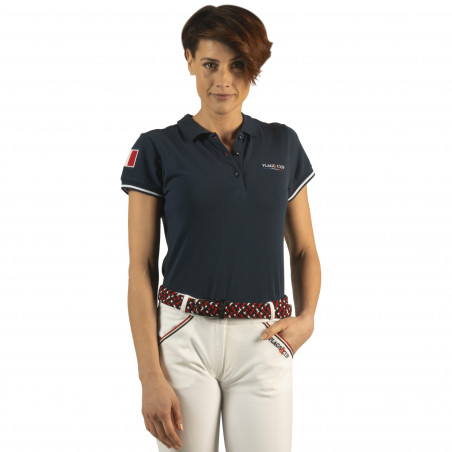 Damen-Poloshirt France Collection Flags & Cup