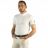 Polo da uomo Bankso a maniche corte Flags & Cup - Bianco