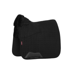 Sottosella ammortizzante LeMieux Merino+ foderato in pelle scamosciata per dressage