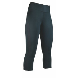 Leggings 3/4 Mesh Style con fondo in silicone HKM