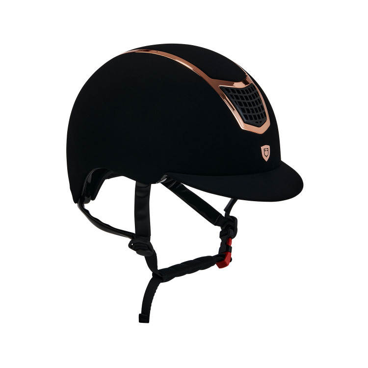 Casco Eclipse in velluto tinta unita (3 imbottiture) Equestro