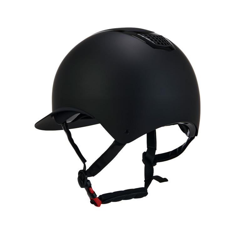 Casco ultra-leggero in plastica opaca resistente con ampia visiera (3 imbottiture) Eclipse Equestro Casco ultra-leggero in plastica opaca resistente con ampia visiera (3 imbottiture) Eclipse Equestro