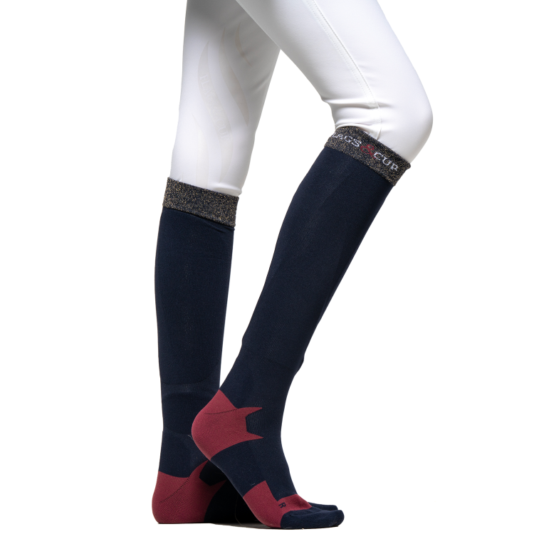 Calze Flags & Cup donna Roca