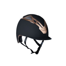 Casco Apex Chrome nero opaco/oro rosa Suomy