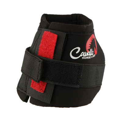Hipposandale en néoprène attaches velcro Cavallo Horse & Rider Noir