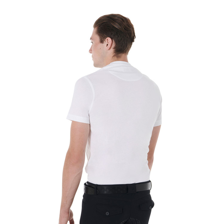 T-shirt in cotone Equestro da uomo taglio slim con stampa Jump T-shirt in cotone Equestro da uomo taglio slim con stampa Jump