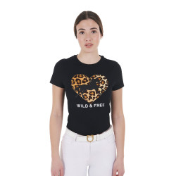 T-shirt in cotone da donna Wild & Free Equestro