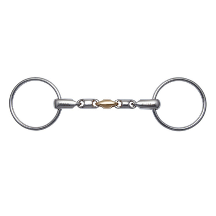 Filet 2 anelli Stübben 2457 Waterford Max Relax snodato in rame dolce cannone 16 mm Filet 2 anelli Stübben 2457 Waterford Max Relax snodato in rame dolce cannone 16 mm