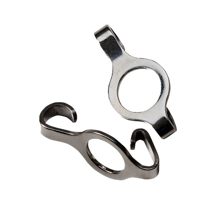 Ganci piatti per catenella