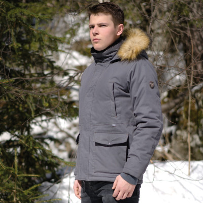 Blouson imperméable homme Evo Flags & Cup Bleu marine