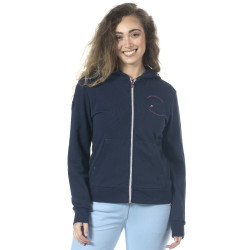 Felpa con zip da donna Obera Flags & Cup
