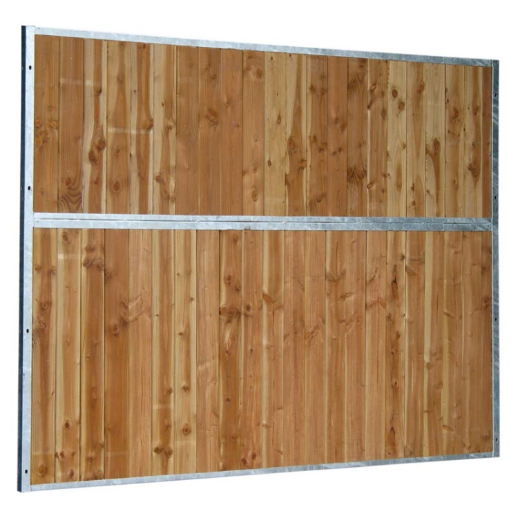 Separazione per box fisso in legno pieno 3,5 m La Gée